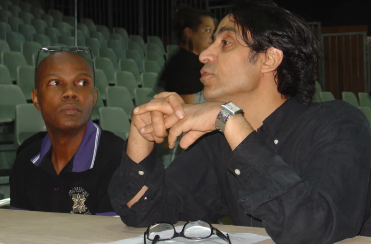 Ismaël Aboudou et Raza Hammadi (à droite) danseur et chorégraphe (Photo D.R.)