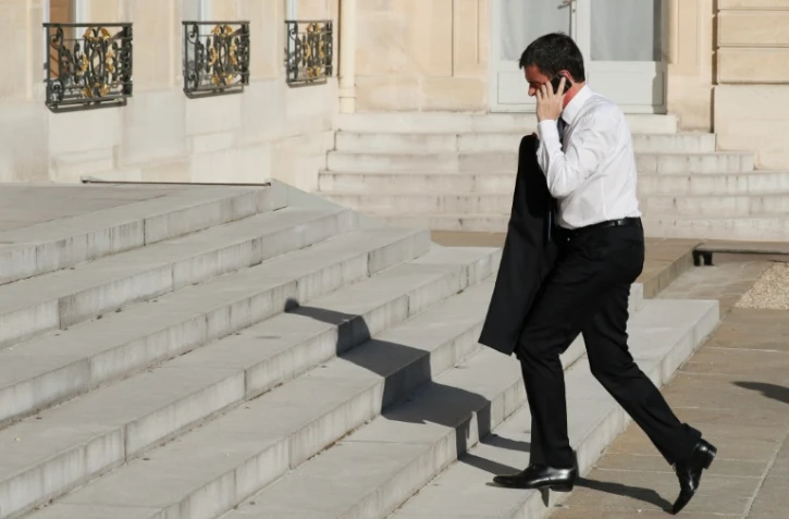Le Premier ministre Manuel Valls à son arrivée au conseil de défense le 15 juillet 2016 à l'Elysée 