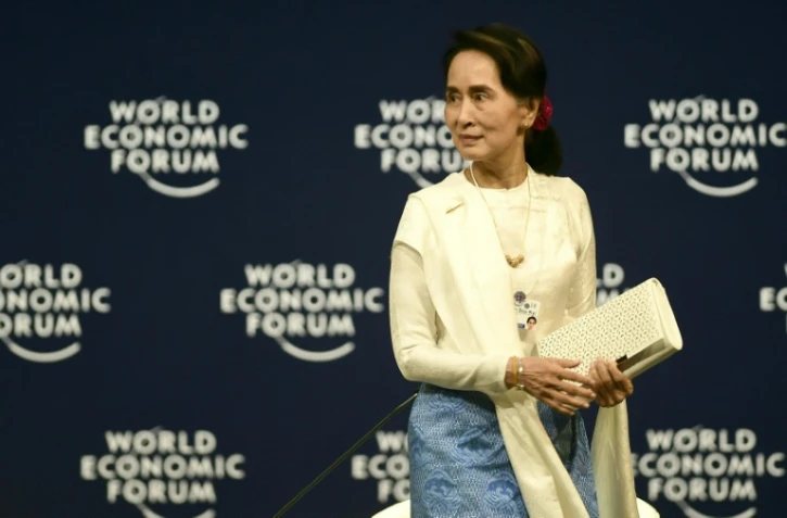 La dirigeante birmane Aung San Suu Kyi à Hanoï le 13 septembre 2018.