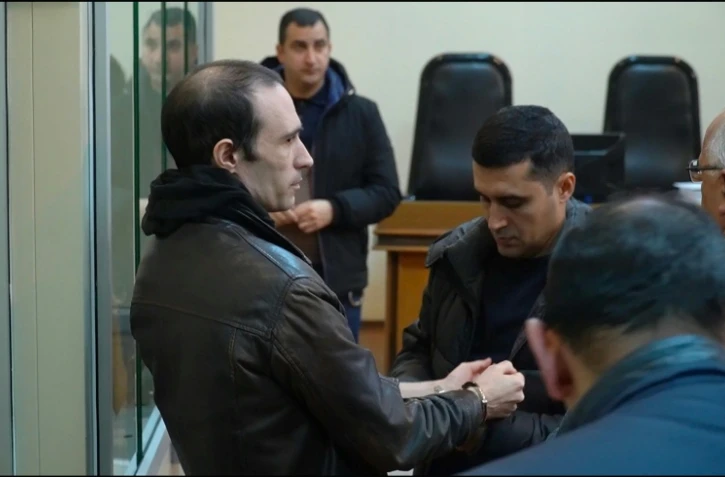 Capture d'image d'une vidéo AFP de Martin Ryan au tribunal de Bakou en Azerbaïdjan le 6 janvier 2025