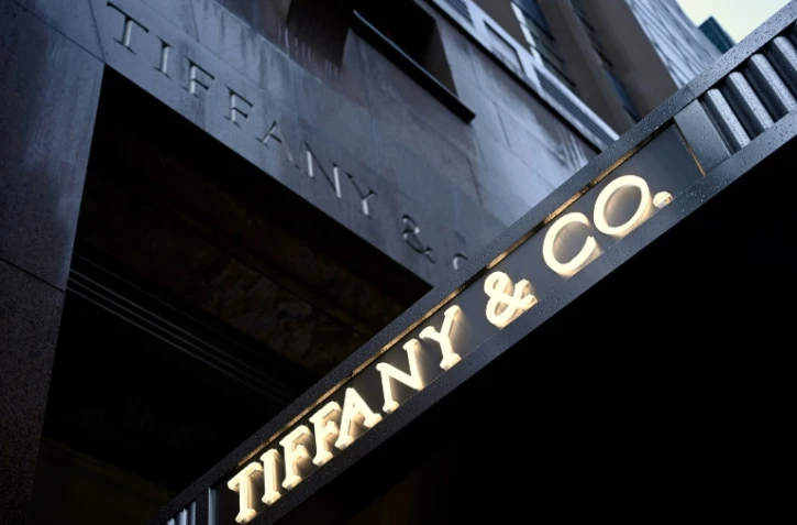 L'entrée du magasin Tiffany à New York sur la 5e avenue, le 27 octobre 2019