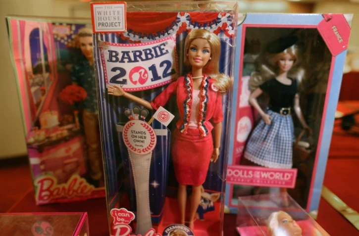 Illustration d'une Barbie "présidentielles 2012", à Arlington en Virginie, le 31 juillet 2015