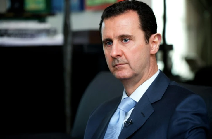 Le président syrien Bachar el-Assad le 15 janvier 2015 à Damas