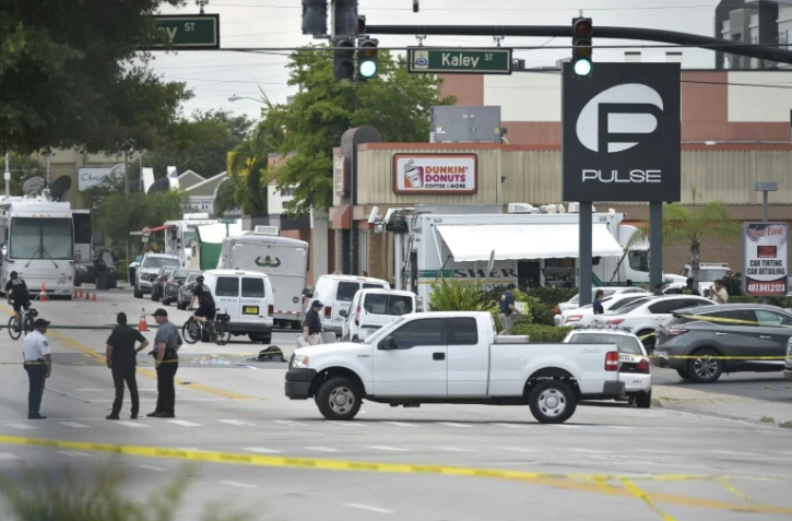 Le Pulse, boîte de nuit d'Orlando, où un homme se réclamant de l'EI a tué une cinquantaine de personnes, le 12 juin 2016