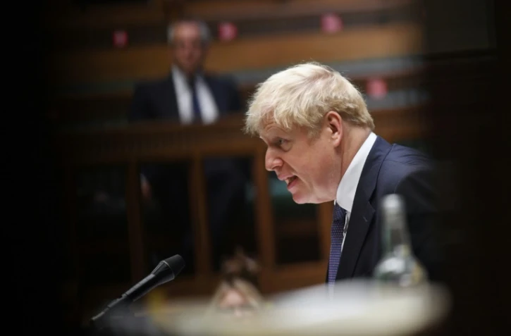 Le Premier ministre britannique Boris Johnson à la Chambre des Communes à Londres le 21 octobre 2020