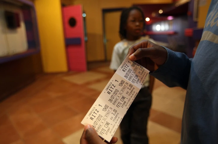 Séance de cinéma à deux euros au cinéma Ritz de Saint-Denis (Photo Marie Trouvé)