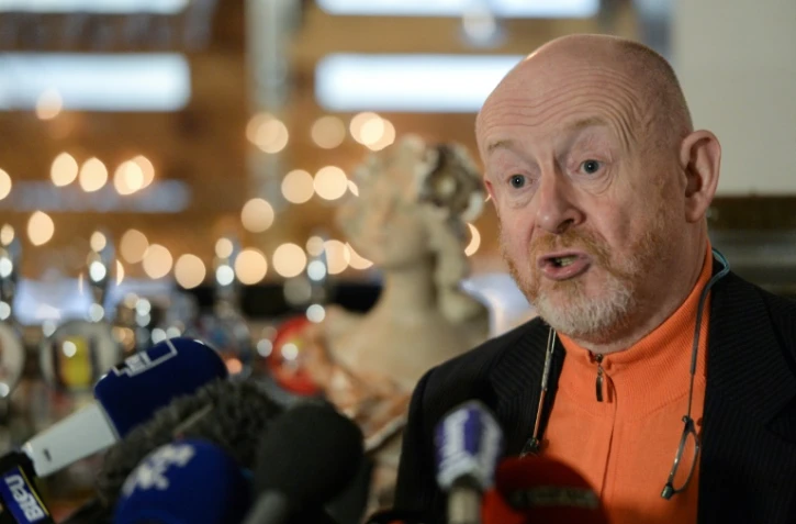 Jean-Marc Florand, l'avocat des parents d'Alexia Daval donne une conférence de presse  à Vesoul le 31 janvier 2018