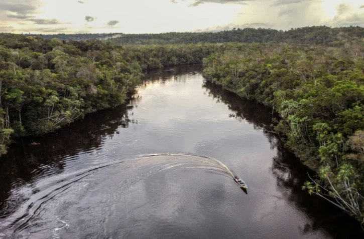 La rivière Pira Parana, dans la province de Vaupes en Colombie, le 10 novembre 2023