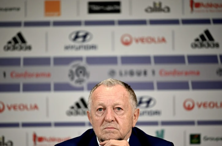 Le président de l'Olympique Lyonnais Jean-Michel Aulas, le 13 février 2020 à Décines-Charpieu