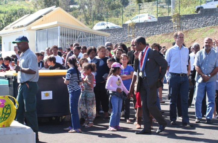 La nouvelle déchèterie de Trois-Bassins a été inauguré ce jeudi 5 août 2010 (photo D.R)