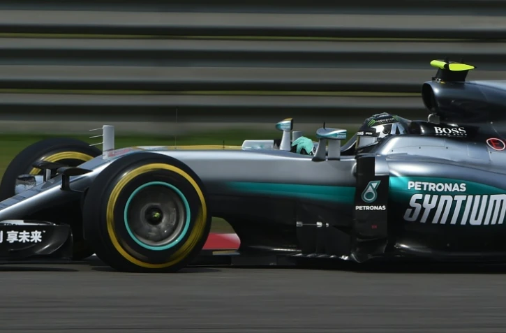 Nico Rosberg, pilote de l'écurie Mercedes AMG, lors du Grand Prix de China, le 17 avril 2016 à Shanghai