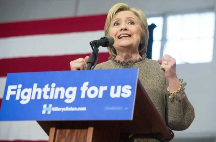 Hillary Clinton lors d'une réunion publique le 27 février 2016 à Orangeburg