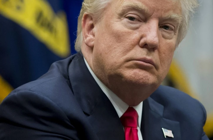 Le président américain Donald Trump à la Maison Blanche, le 31 mars 2017