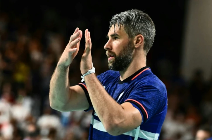 L'ancien capitaine de l'équipe de France Luka Karabatic lors des Jeux olympiques de Paris, le 29 juillet 2024.