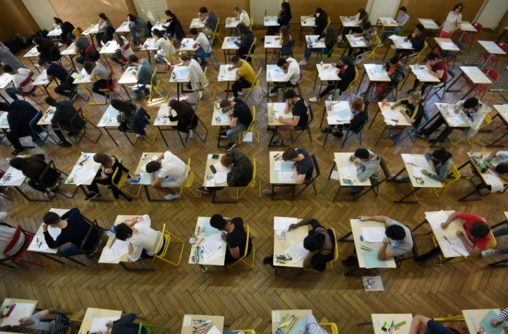 L'épreuve de philosophie au lycée Pasteur à Strasbourg le 18 juin 2018