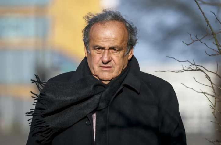 L'ancien président de l'UEFA Michel Platini arrive à son procès à Muttenz (Suisse) le 4 mars 2025