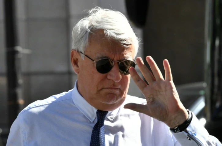 Le maire du XVIe Claude Goasguen à Paris le 16 mai 2017