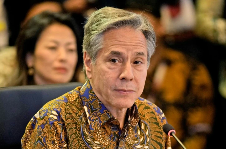 Le secrétaire d'Etat américain Antony Blinken lors de la conférence ministérielle de l'Asean à Jakarta, le 14 juillet 2023