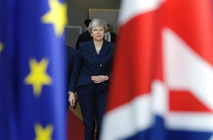 La Première ministre britannique Theresa May le 21 mars 2019 à Bruxelles
