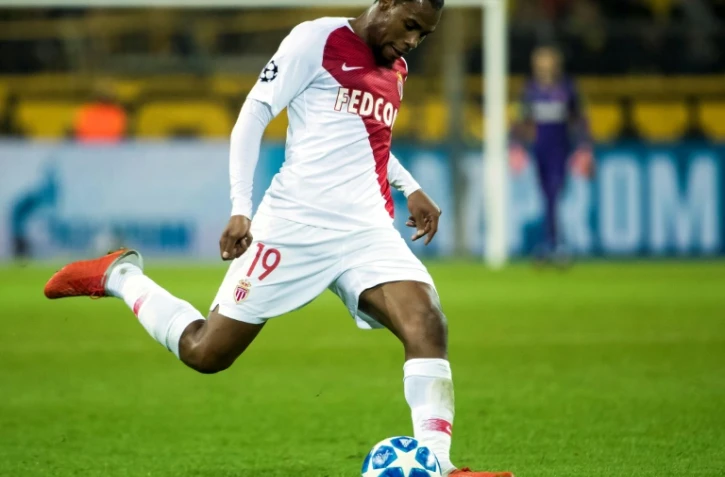 Le défenseur de Monaco Djibril Sidibé lors du match face à Dortmund le 3 octobre 2018