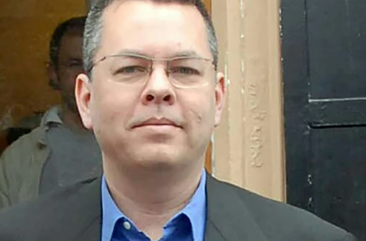 Photo non datée fournie par l'agence turc Dogan News Agency, le 13 mars 2018, du pasteur américain Andrew Brunson à Izmir