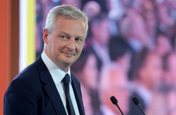 Le ministre de l'Economie Bruno Le Maire à l'université d'été du Medef, à Jouy-en-Josas, le 29 août 2018