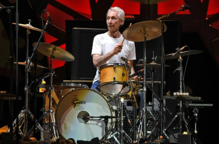 Le batteur des Rolling Stones, Charlie Watts, le 16 février 2016 à Montevideo