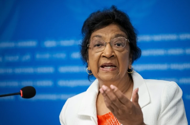 La juriste sud-africaine Navi Pillay à Genève en Suisse le 16 septembre 2025
