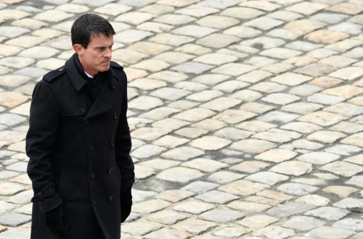 Le Premier ministre, Manuel Valls, le 27 novembre 2015 lors de l'hommage national aux victimes des attentats de Paris