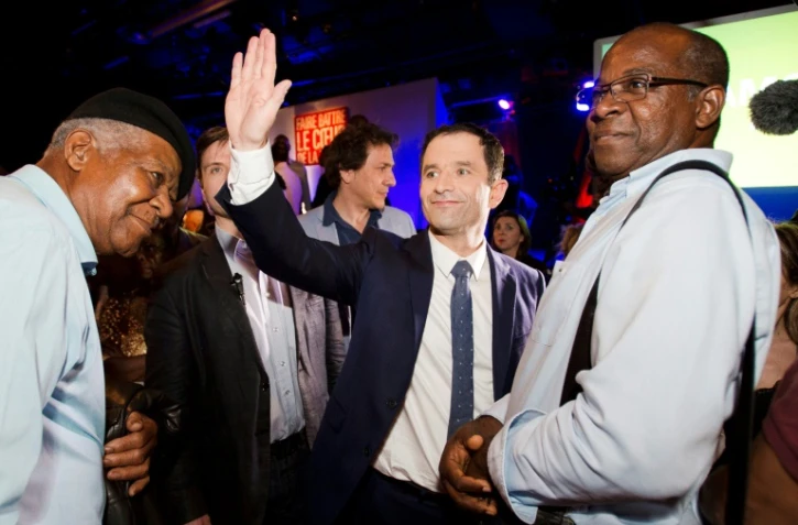 Benoît Hamon le 12 mars 2012 à Fort-de-France en Martinique