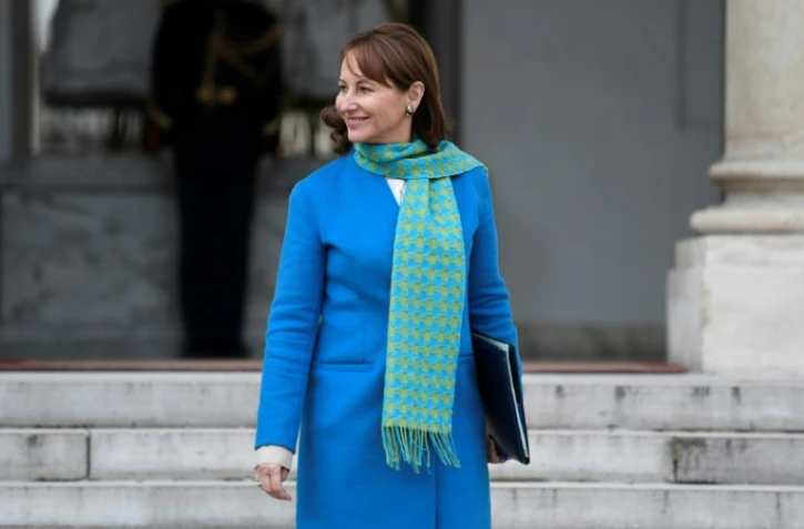 La ministre de l'Ecologie Ségolène Royal à l'Elysée à Paris le 24 février 2017