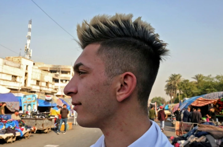 Un manifestant antigouvernemental à Bagdad, le 23 décembre 2019