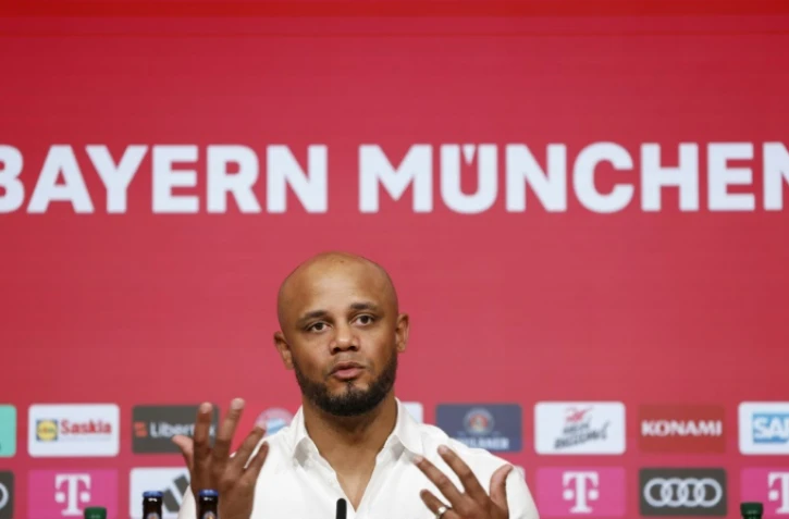 Le nouvel entraîneur du Bayern Vincent Kompany, lors de sa présentation officielle, le 30 mai 2024 à Munich