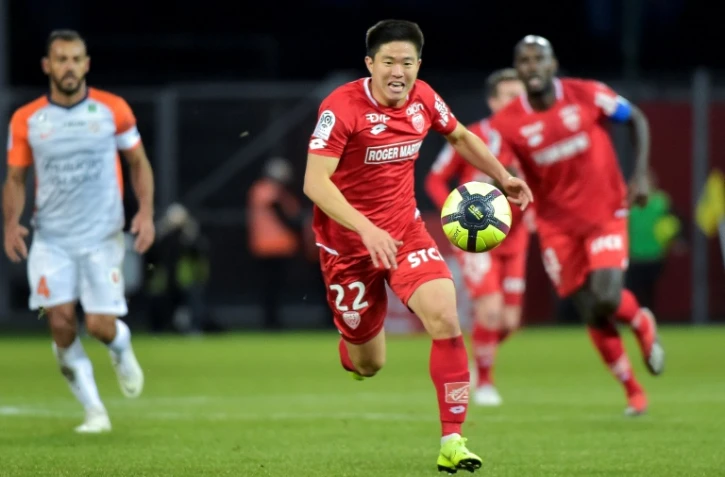 Le milieu de Dijon Kwon lors du match contre Montpellier à Gaston-Gérard, le 13 janvier 2019 