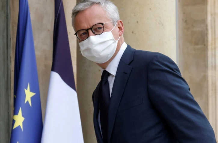 Le ministre de l'Economie  Bruno Le Maire le 19 octobre 2020 à Paris