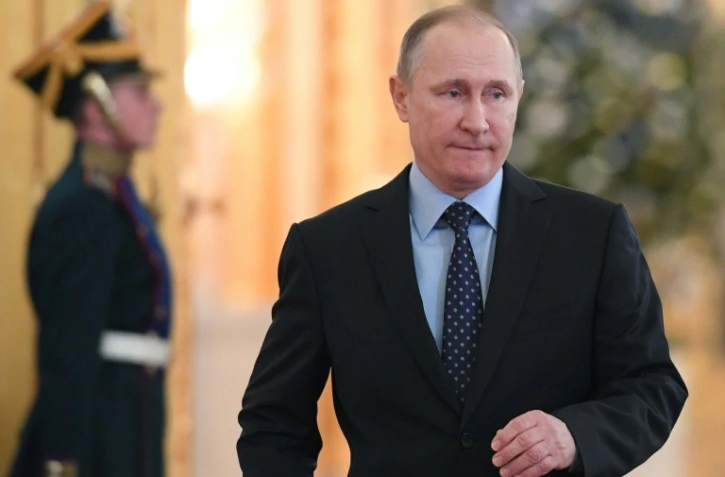 Vladimir Poutine le 27 décembre 2016 au Kremlin à Moscou 