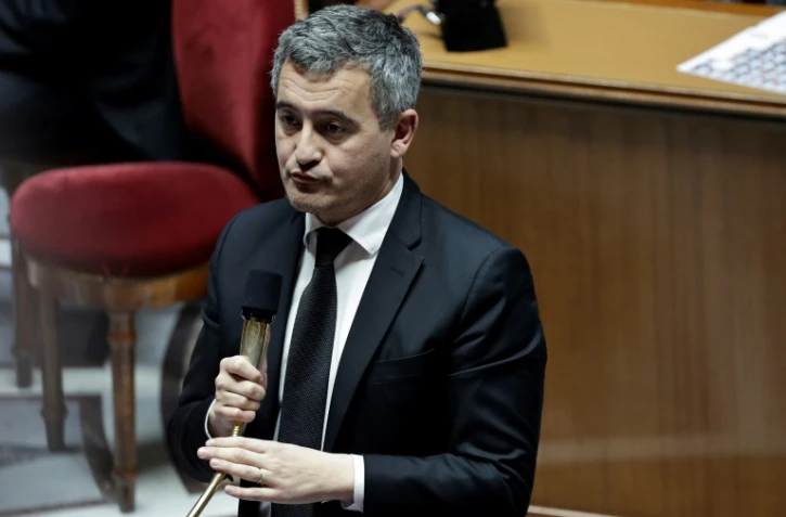 Le ministre de la Justice Gérald Darmanin à l'Assemblée nationale, à Paris, le 29 janvier 2025