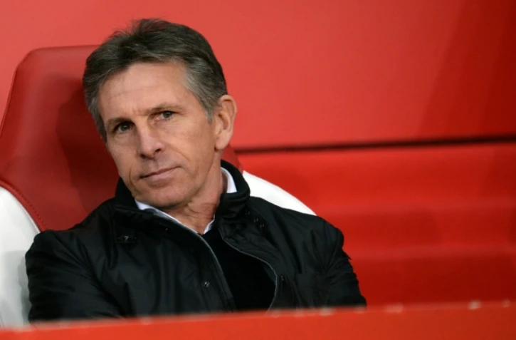 L'entraîneur de Nice Claude Puel suit le match contre Lille au stade Pierre-Mauroy, le 10 janvier 2015
