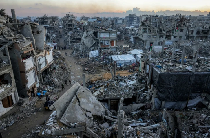 Les destructions à Jabalia, dans le nord de la bande de Gaza, le 1er mars 2025