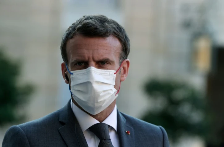 Le président Emmanuel Macron à l'Elysée, le 1er juin 2021 à Paris