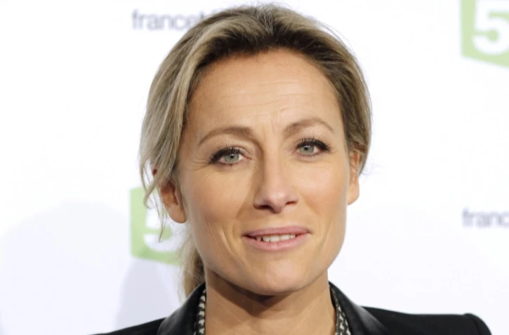 La journaliste Anne-Sophie Lapix, le 27 novembre 2014 à Paris