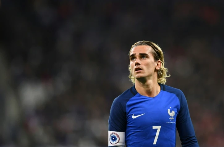 L'attaquant des Bleus Antoine Griezmann lors du match amical contre le pays de Galles au Stade de France, le 10 novembre 2017 