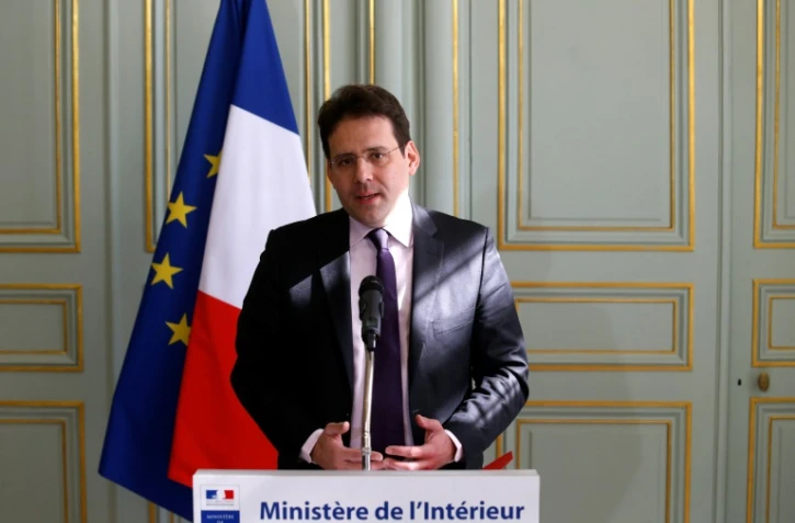 Le ministre de l'Intérieur Mathias Fekl à Paris le 8 avril 2017