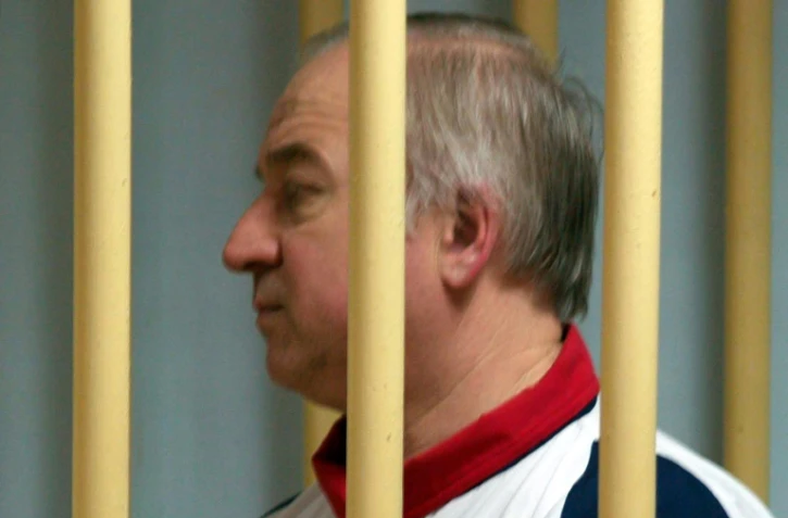 Sergueï Skripal lors de son procès au tribunal de Moscou, le 9 août 2006