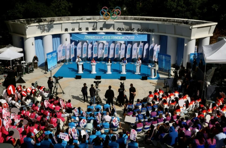 Réunion électorale à Hong Kong le 15 novembre 2025