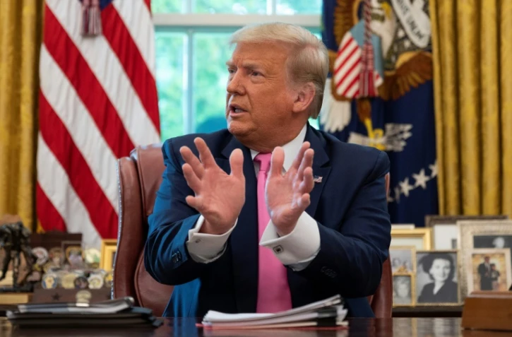 Donald Trump à la Maison Blanche le 20 juillet 2020