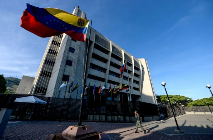 Le bâtiment de la Cour suprême du Venezuela, le 31 mars 2017 à Caracas