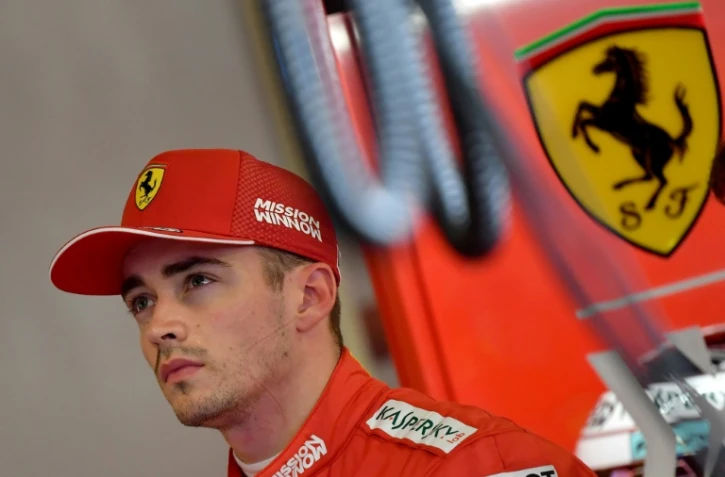 Le pilote Ferrari Charles Leclerc pendant les essais du Grand Prix de F1 d'Abu Dhabi le 29 novembre 2019