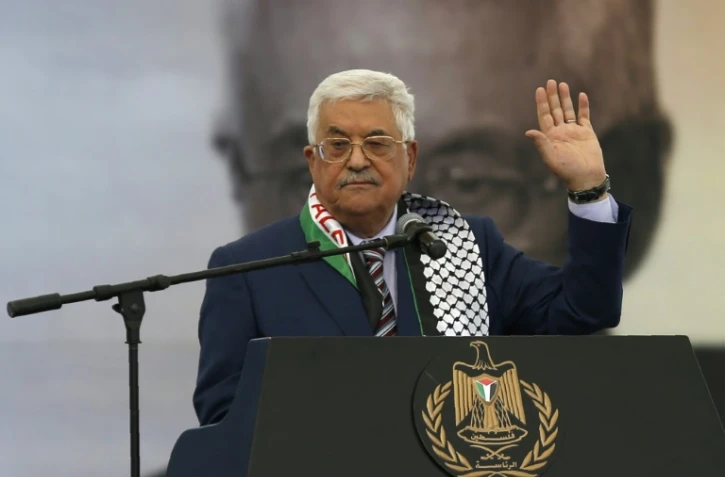 Le leader palestinien Mahmoud Abbas, le 10 novembre 2016 à Ramallah