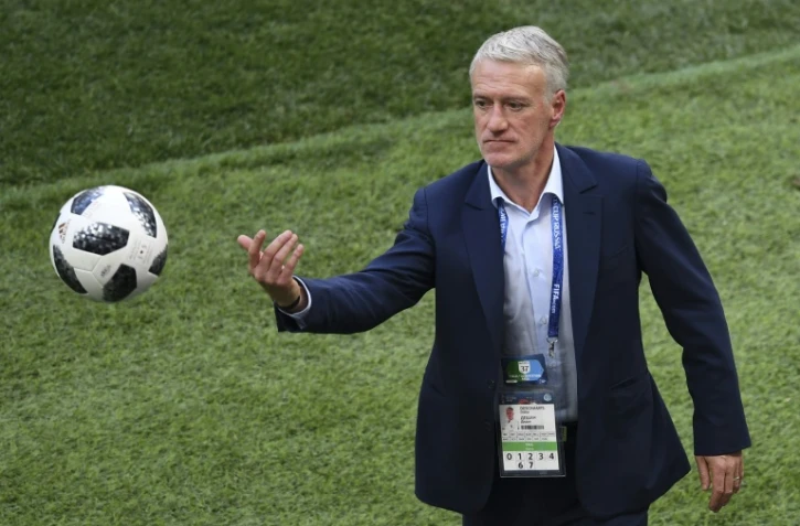 Le sélectionneur des Bleus, Didier Deschamps, lors du match du Groupe C face au Danemark, le 26 juin 2018  à Moscou